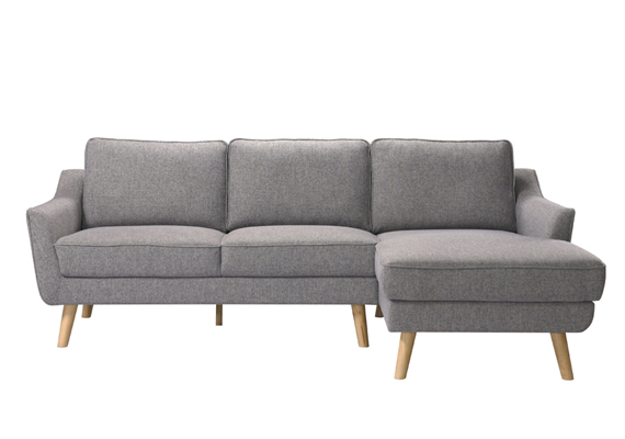 Elma Sofa Series is perfect for practical and simple living. A curvy -edged frame, sewn cord piping and zig-zag spring cushioned seats. It’s perfect match for any modern living room.